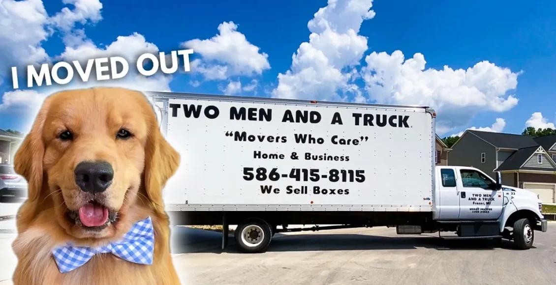 سگ باوفا که برای اسباب کشی به صاحبش کمک می کند